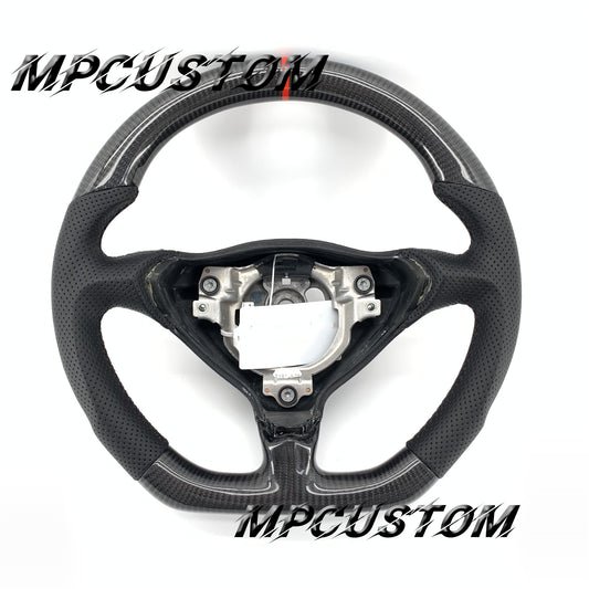 Mpcustom for Porsche 996 carbon fiber steering wheel gloss and round top
