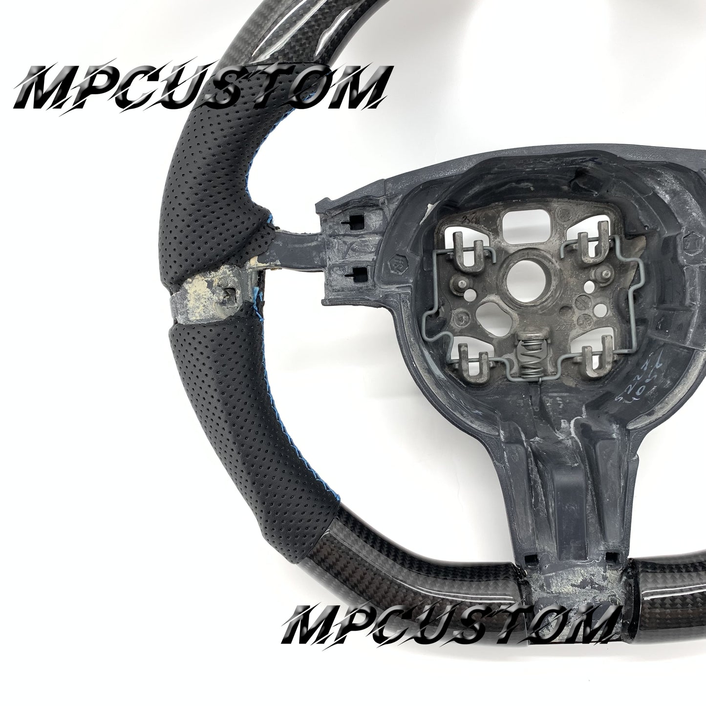Mpcustom for Porsche Cayenne pamela 2011-2015 carbon fiber steering wheel gloss