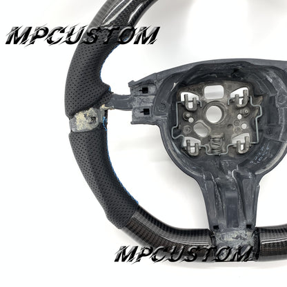 Mpcustom for Porsche Cayenne pamela 2011-2015 carbon fiber steering wheel round top