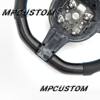 Mpcustom for Porsche Cayenne pamela 2011-2015 carbon fiber steering wheel round top
