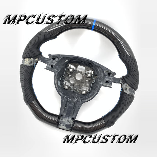 Mpcustom for Porsche Cayenne pamela 2011-2015 carbon fiber steering wheel gloss