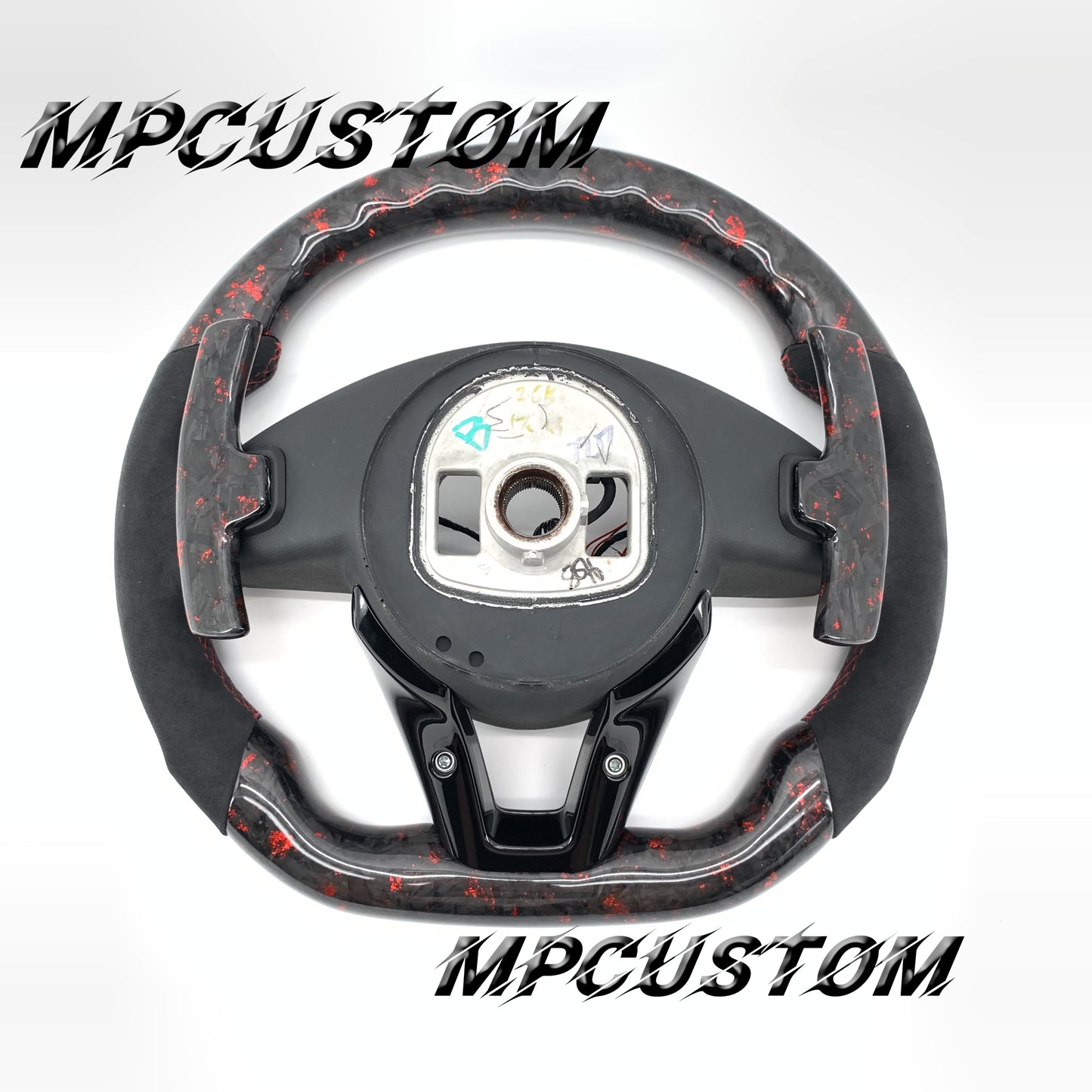 Mpcustom for Mercedes Benz w205 808 carbon fiber steering wheel