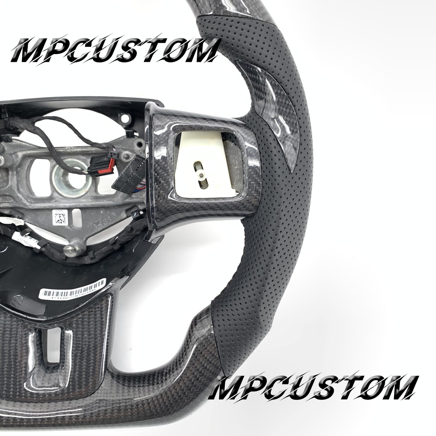 Mpcustom for Dodge 2011-2014 carbon fiber steering wheel round top