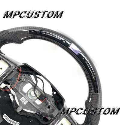 Mpcustom for Dodge 2011-2014 carbon fiber steering wheel round top