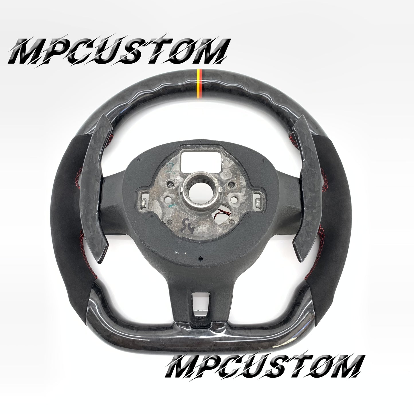 Mpcustom for Volkswagen MK6 R carbon fiber steering wheel led