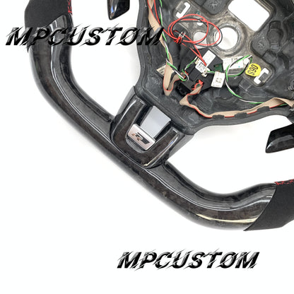Mpcustom for Volkswagen MK6 R carbon fiber steering wheel round top