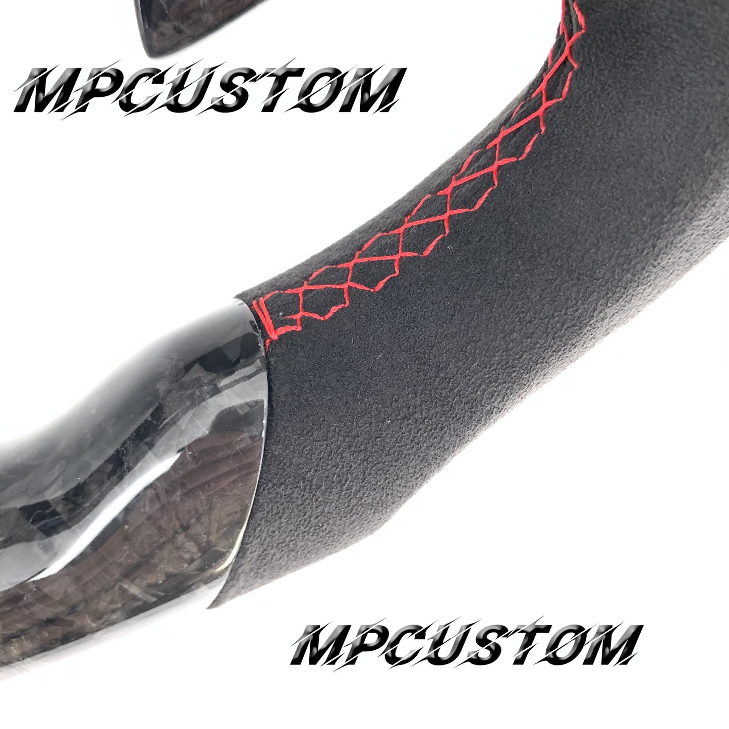 Mpcustom for Volkswagen MK6 R carbon fiber steering wheel round top