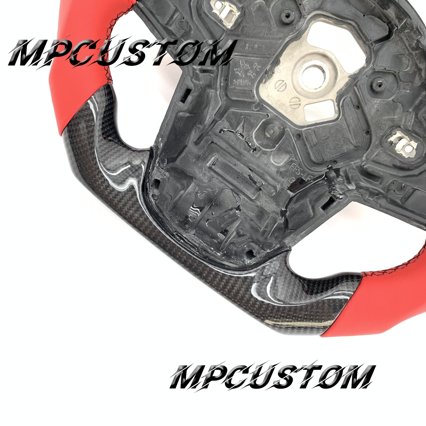 Mpcustom for Toyota Supra 2020 carbon fiber steering wheel smooth