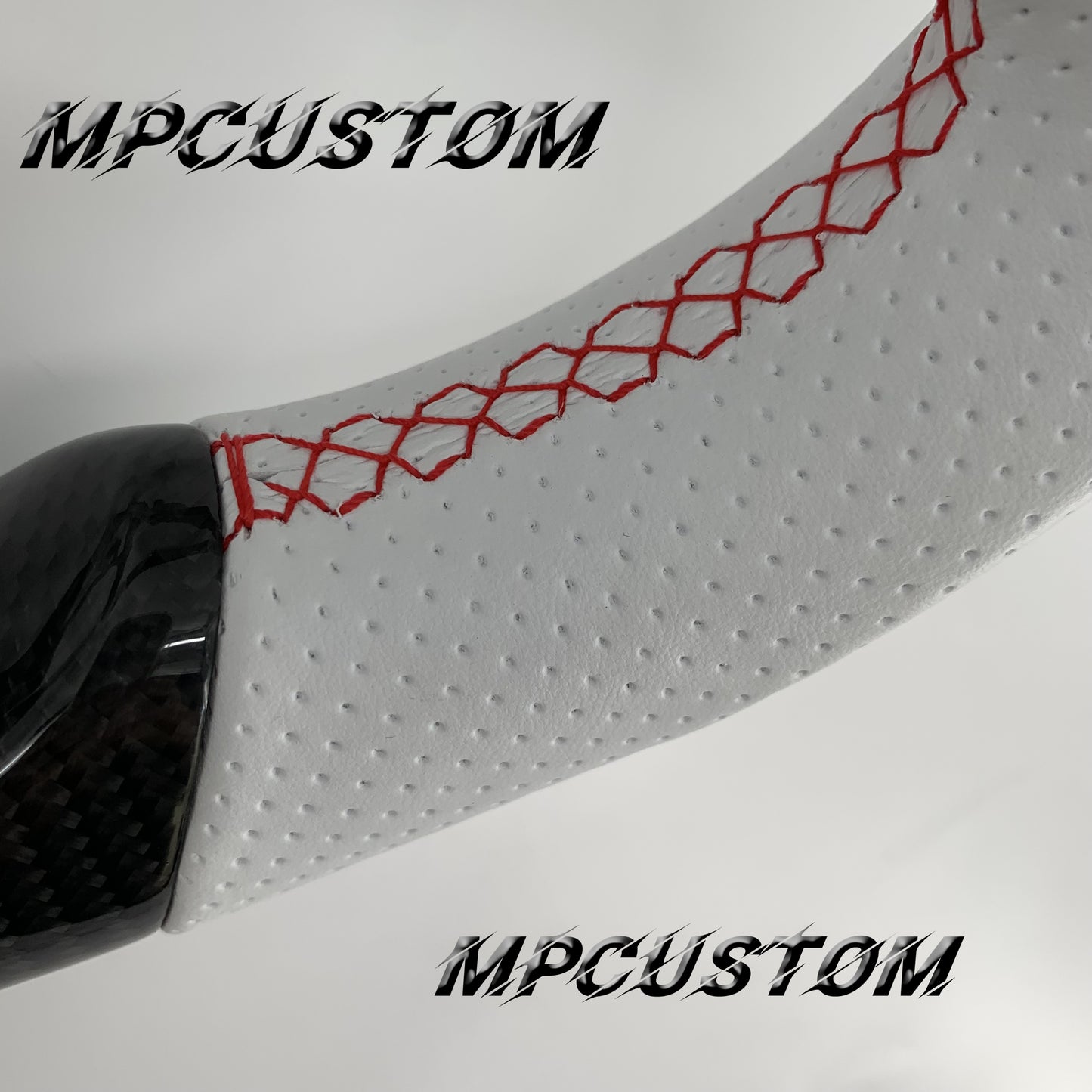 Mpcustom for Subaru 2015-2021 carbon fiber steering wheel round top and flat bottom