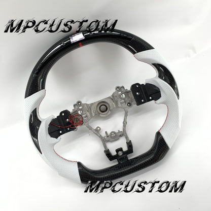 Mpcustom for Subaru 2015-2021 carbon fiber steering wheel gloss
