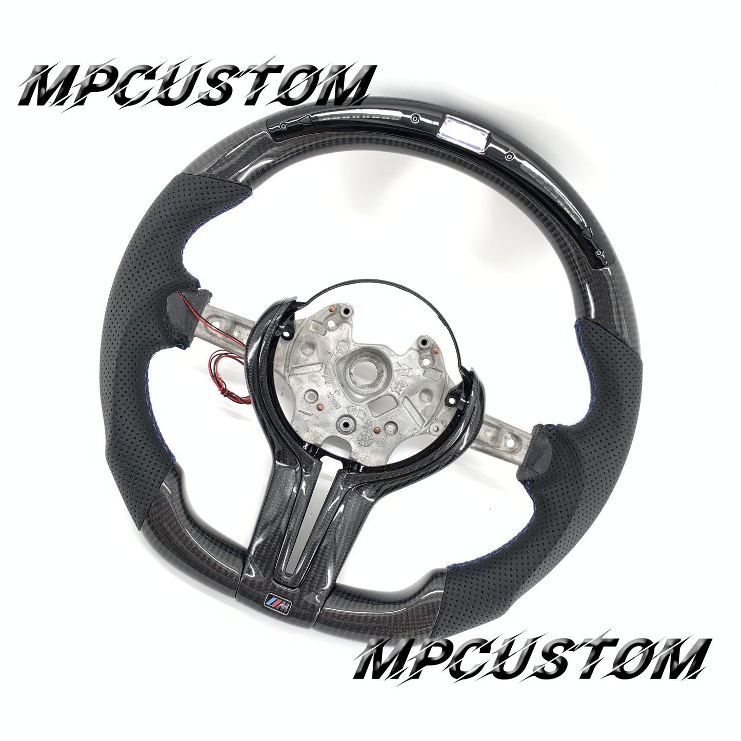 Mpcustom for BMW M2 F87/M3 F80/M4 F82/F83/M5F10/F90 carbon fiber steering wheel led
