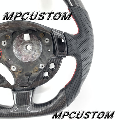 Mpcustom for Maserati GT carbon fiber steering wheel gloss and led