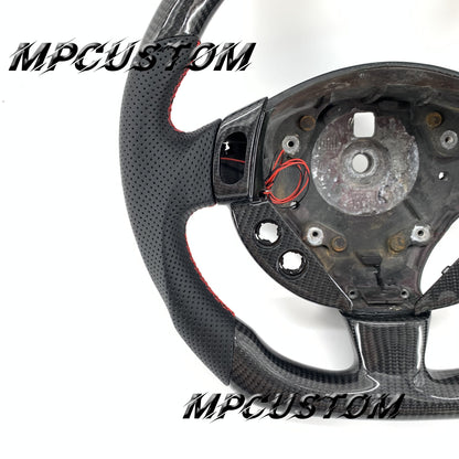Mpcustom for Maserati GT carbon fiber steering wheel gloss and led
