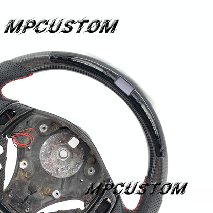 Mpcustom for Maserati GT carbon fiber steering wheel gloss and led