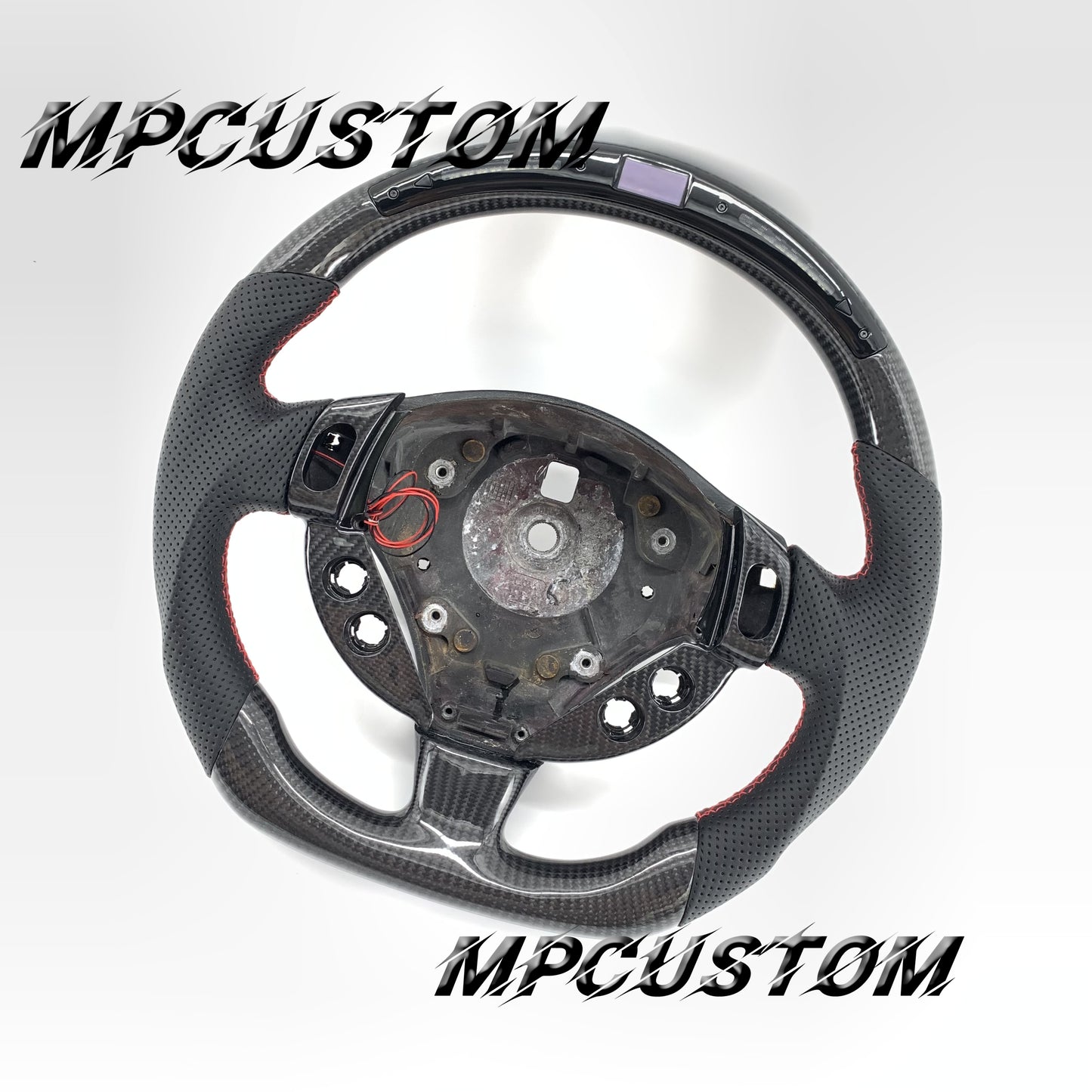 Mpcustom for Maserati GT carbon fiber steering wheel led