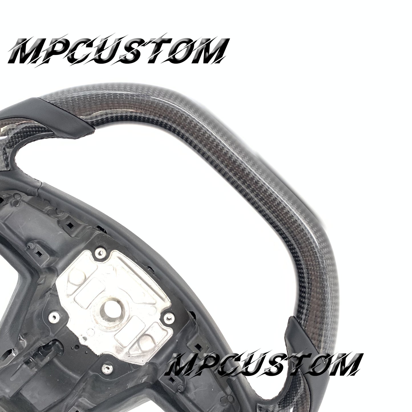 Mpcustom for Tesla model S carbon fiber steering wheel
