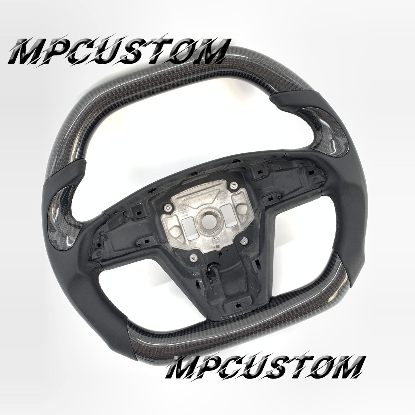 Mpcustom for Tesla model S carbon fiber steering wheel