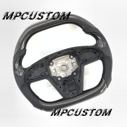 Mpcustom for Tesla model S carbon fiber steering wheel