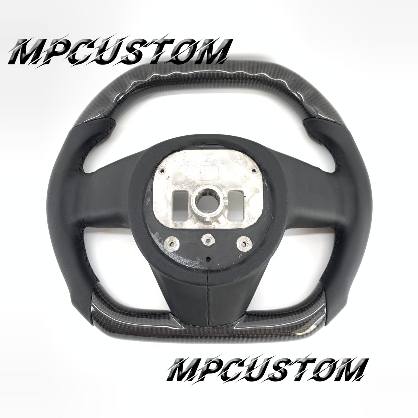 Mpcustom for Tesla model S carbon fiber steering wheel gloss