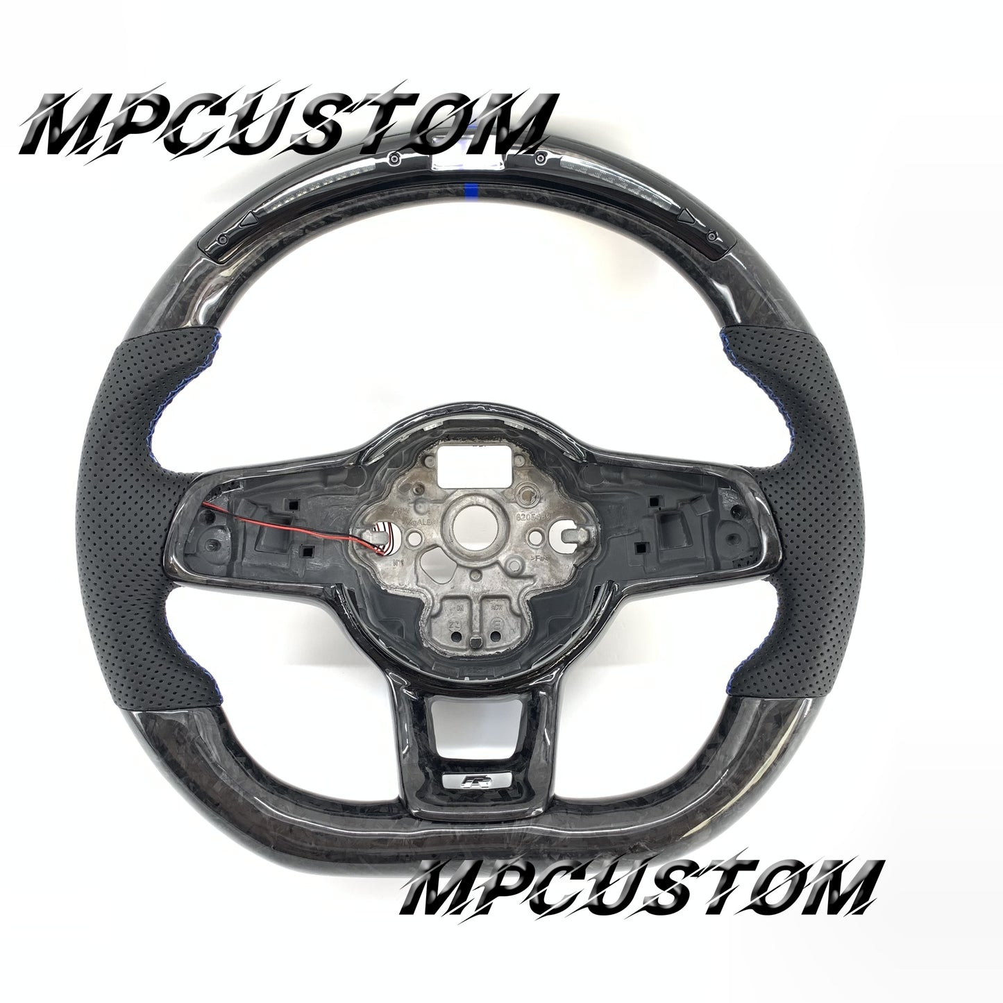 Mpcustom for Volkswagen MK7 2015-2019 carbon fiber steering wheel led