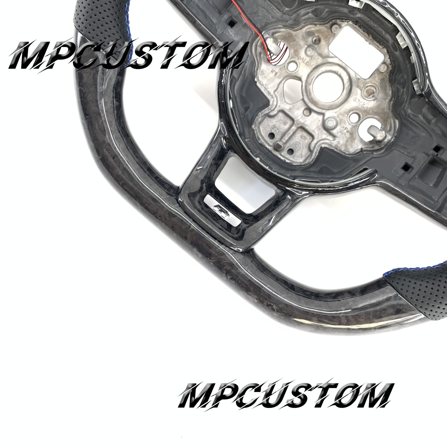 Mpcustom for Volkswagen MK7 2015-2019 carbon fiber steering wheel led and gloss