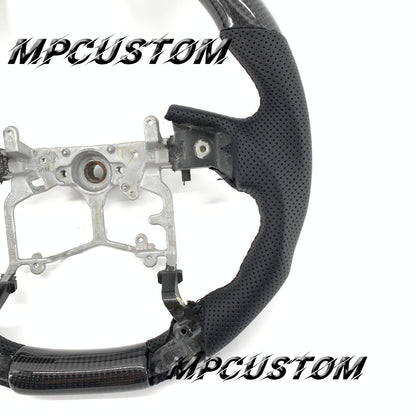 Mpcustom for Toyota Tundra 2014-2020 carbon fiber steering wheel gloss and flat bottom