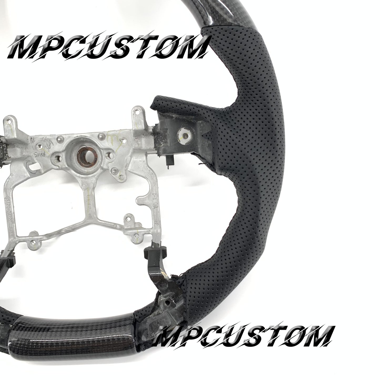 Mpcustom for Toyota Tundra 2014-2020 carbon fiber steering wheel flat bottom