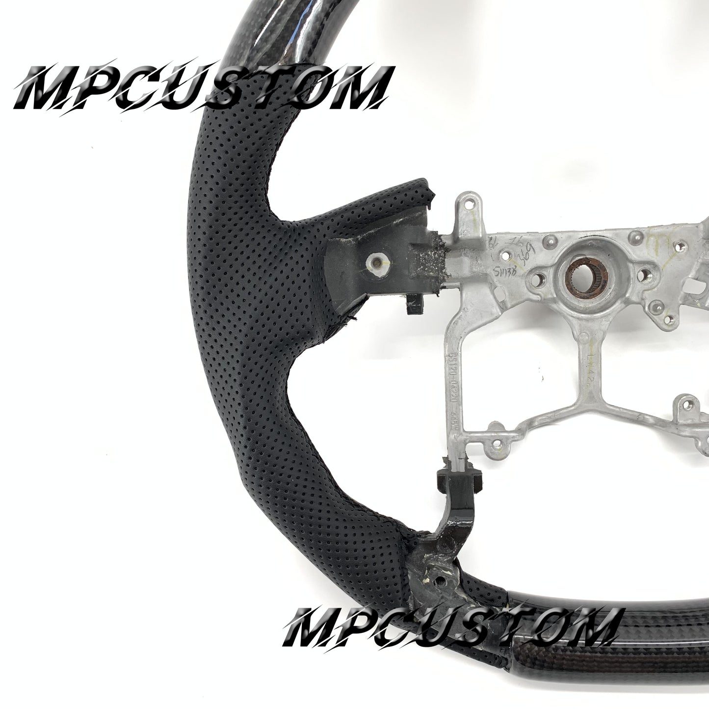 Mpcustom for Toyota Tundra 2014-2020 carbon fiber steering wheel gloss and flat bottom