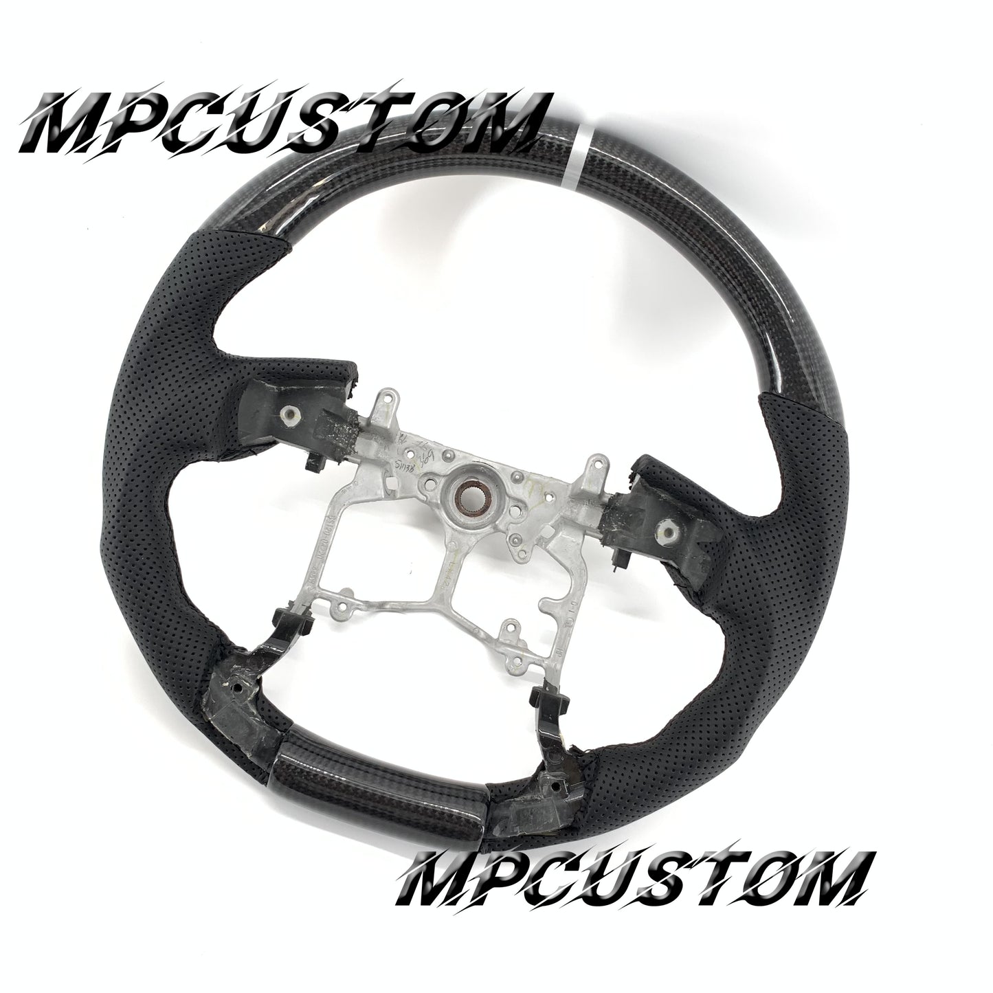 Mpcustom for Toyota Tundra 2014-2020 carbon fiber steering wheel flat bottom