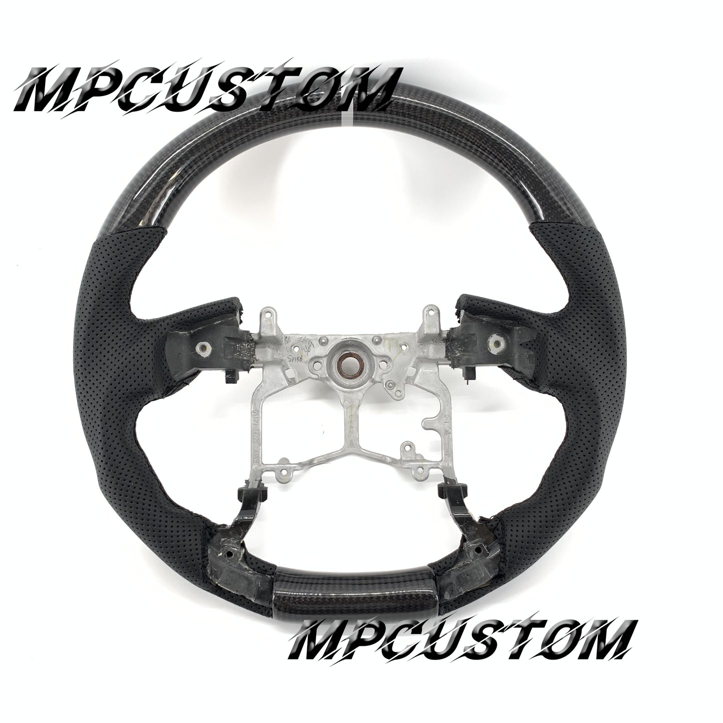 Mpcustom for Toyota Tundra 2014-2020 carbon fiber steering wheel gloss and flat bottom