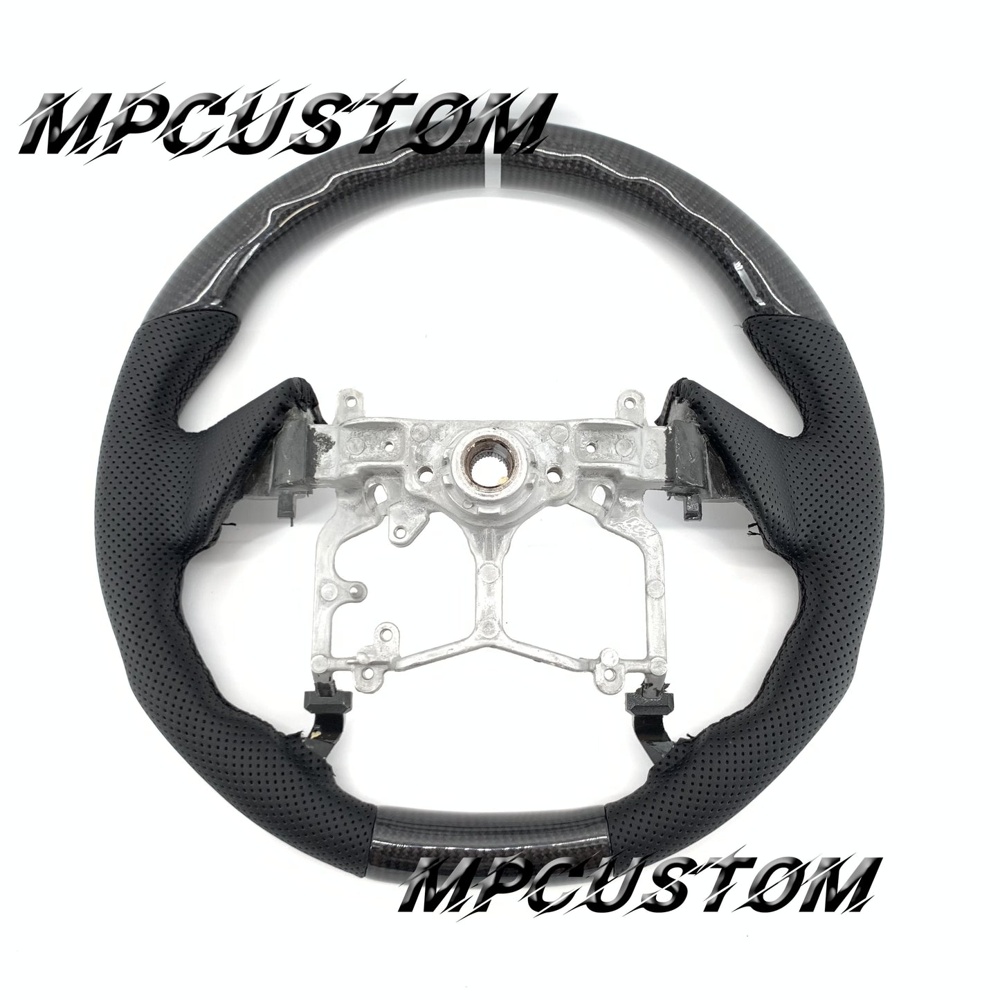 Mpcustom for Toyota Tundra 2014-2020 carbon fiber steering wheel gloss and flat bottom