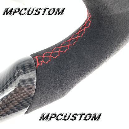 Mpcustom for Infiniti Q60 2016-2018 carbon fiber steering wheel gloss and led