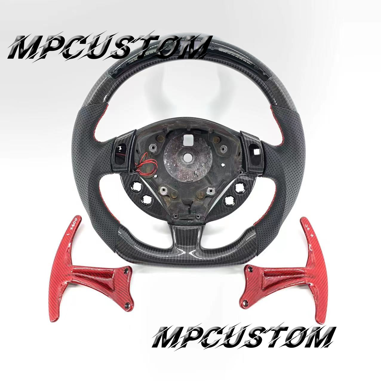 Mpcustom for Maserati GT carbon fiber steering wheel gloss