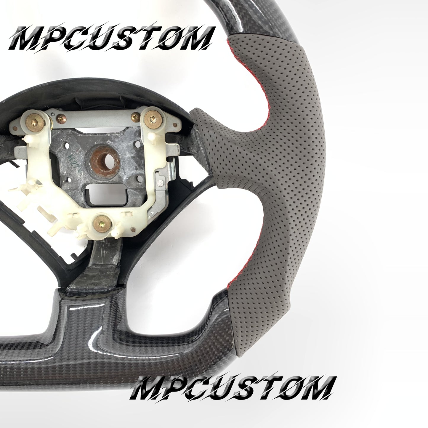 Mpcustom for Honda S2000 2000-2009 carbon fiber steering wheel red stripe line