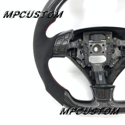 Mpcustom Acura TSX 2004-2008 carbon fiber steering wheel Alcantara