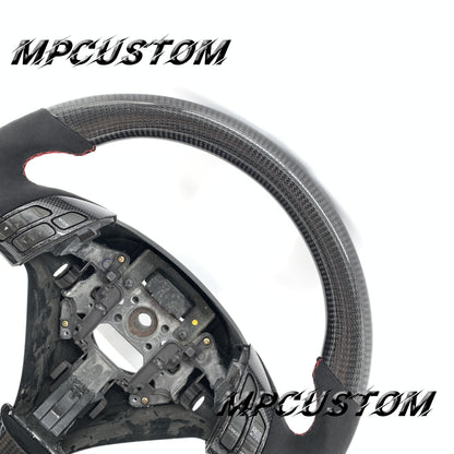 Mpcustom Acura TSX 2004-2008 carbon fiber steering wheel red stitching