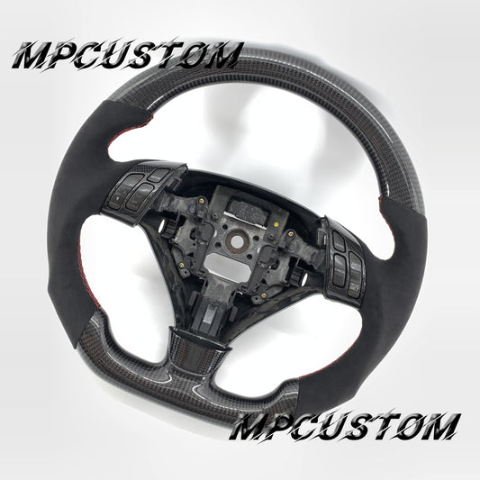 Mpcustom Acura TSX 2004-2008 carbon fiber steering wheel red stitching