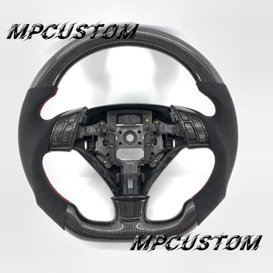 Mpcustom Acura TSX 2004-2008 carbon fiber steering wheel Alcantara