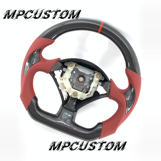 Mpcustom for Honda S2000 2000-2009 carbon fiber steering wheel red stitching