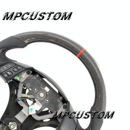 Mpcustom for Mazda 2006 carbon fiber steering wheel round top