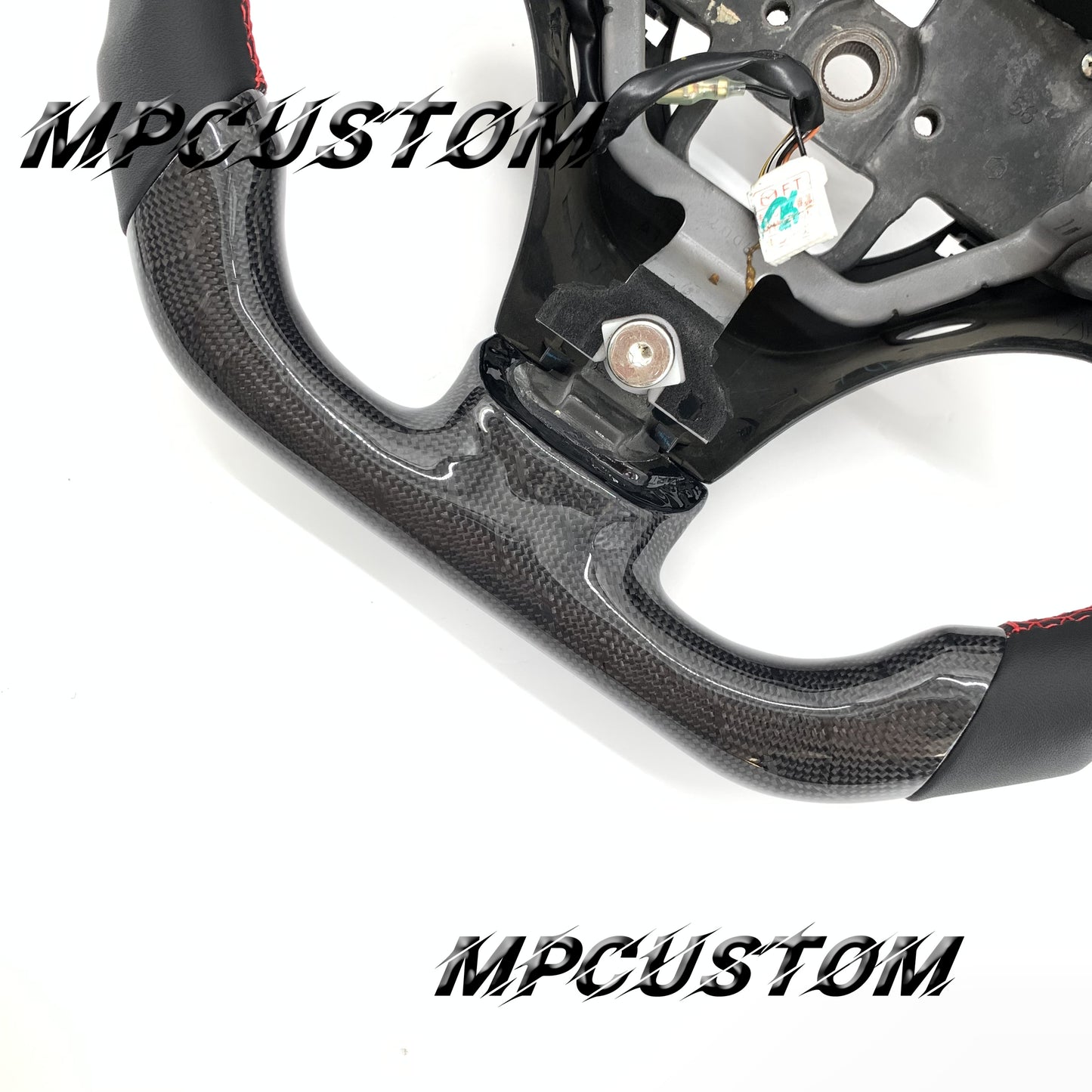 Mpcustom for Mazda 2006 carbon fiber steering wheel round top