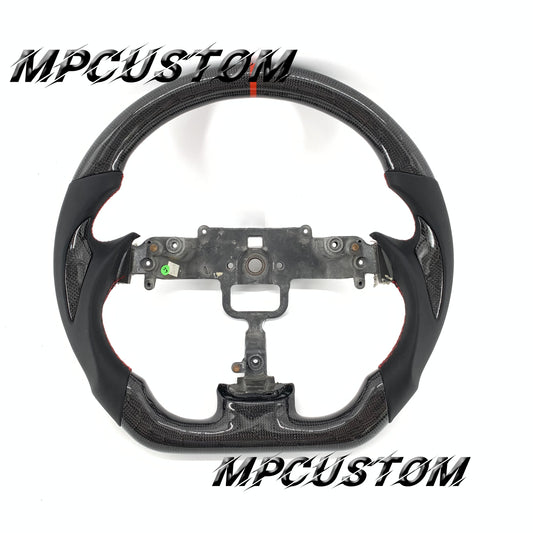 Mpcustom for Mazda 2006 carbon fiber steering wheel smooth