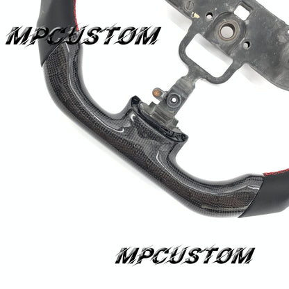 Mpcustom for Mazda 2006 carbon fiber steering wheel gloss and smooth