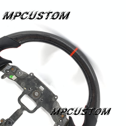 Mpcustom for Mazda 2006 carbon fiber steering wheel gloss and smooth