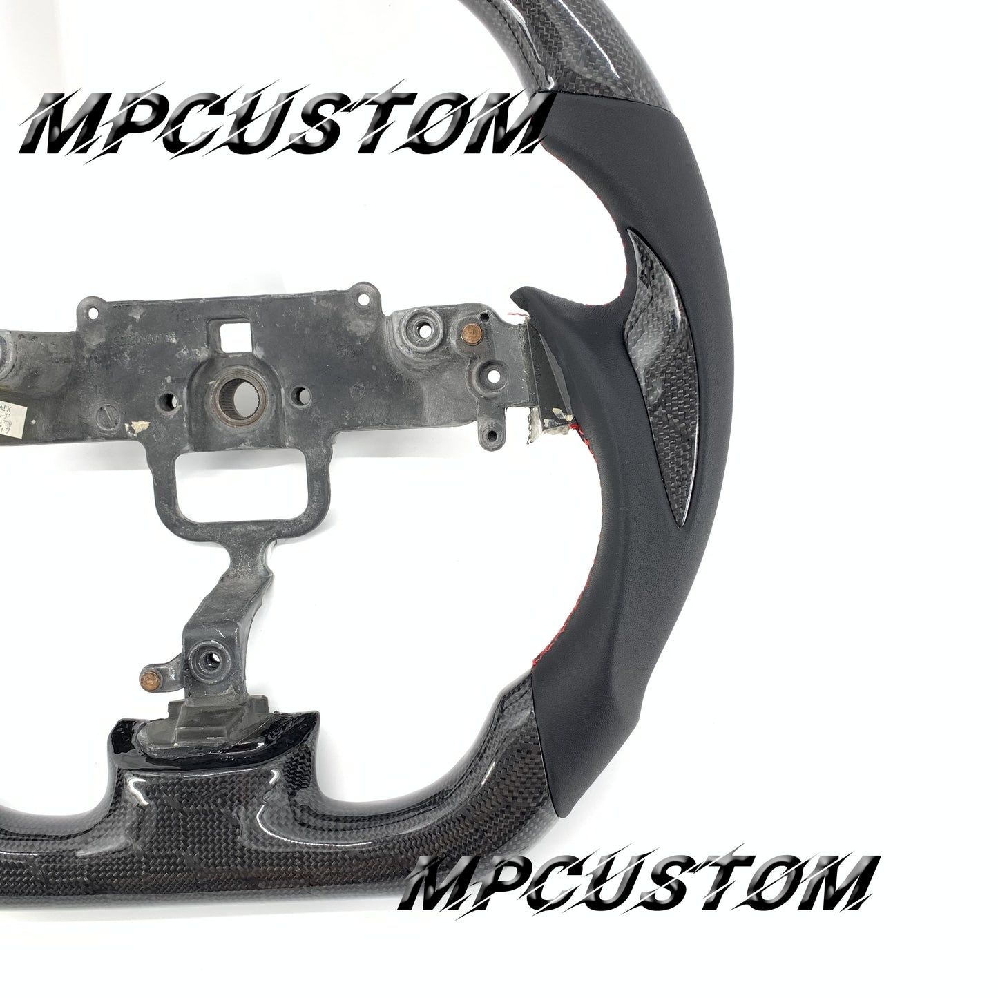 Mpcustom for Mazda 2006 carbon fiber steering wheel smooth