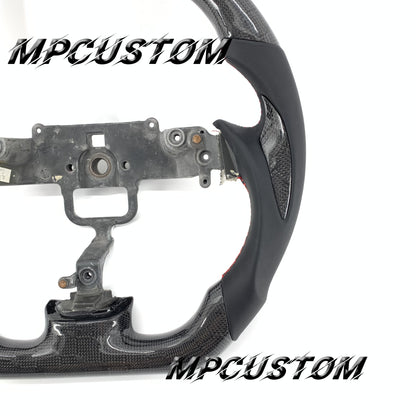 Mpcustom for Mazda 2006 carbon fiber steering wheel flat bottom