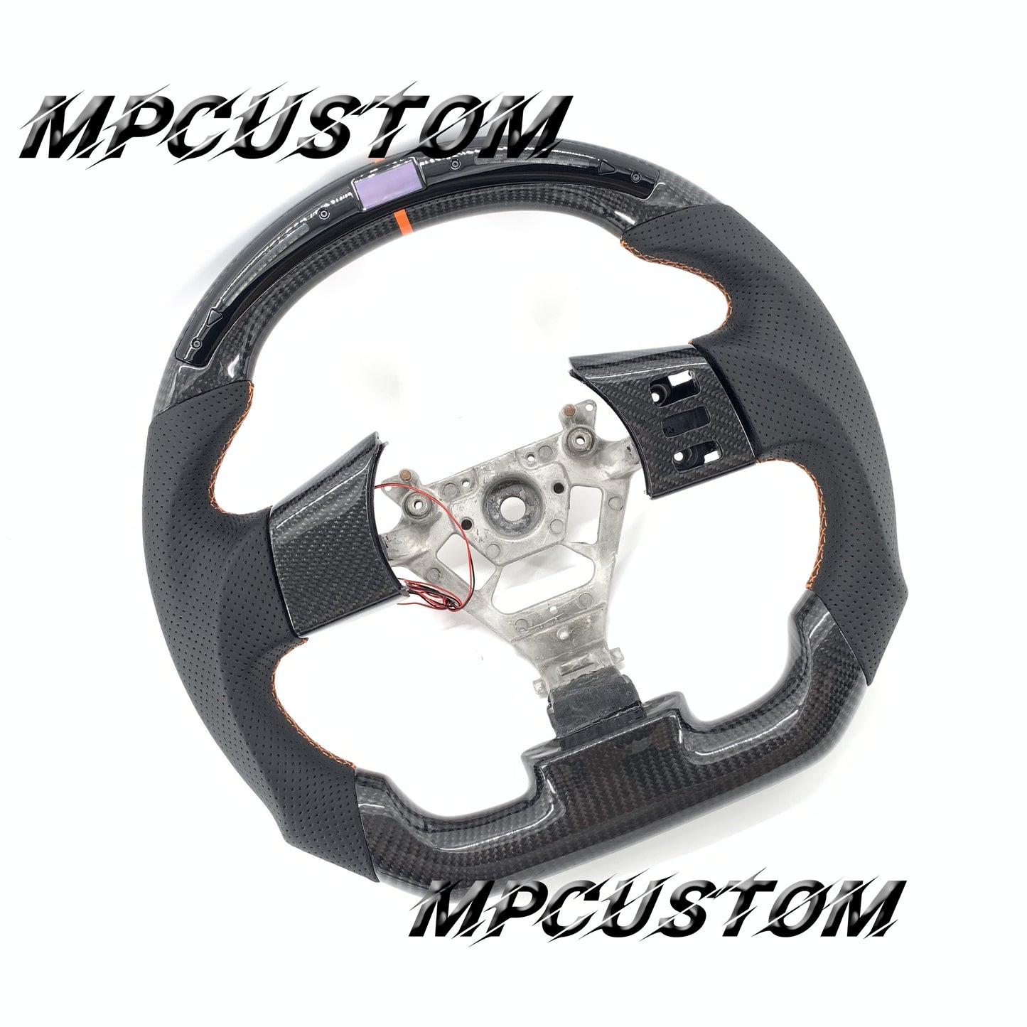 Mpcustom for Nissan 350z 2002-2009 carbon fiber steering wheel led
