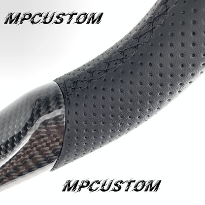 Mpcustom for Honda 10th gen Accord 2018-2022 carbon fiber steering wheel gloss and round top