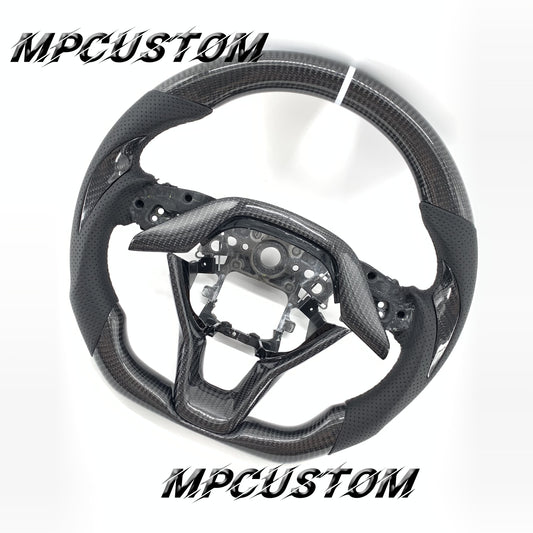 Mpcustom for Honda 10th gen Accord 2018-2022 carbon fiber steering wheel white stripe line