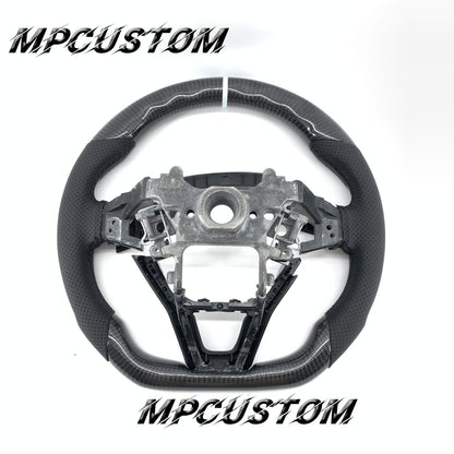 Mpcustom for Honda 10th gen Accord 2018-2022 carbon fiber steering wheel white stripe line